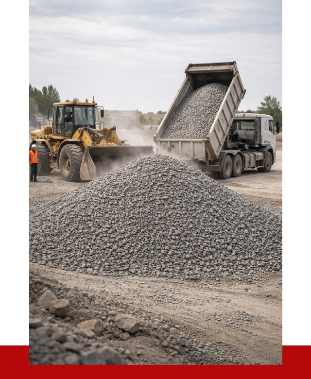 Купить щебень с доставкой в Батайске от 2530 руб. | ПРОНЕРУДБтс
