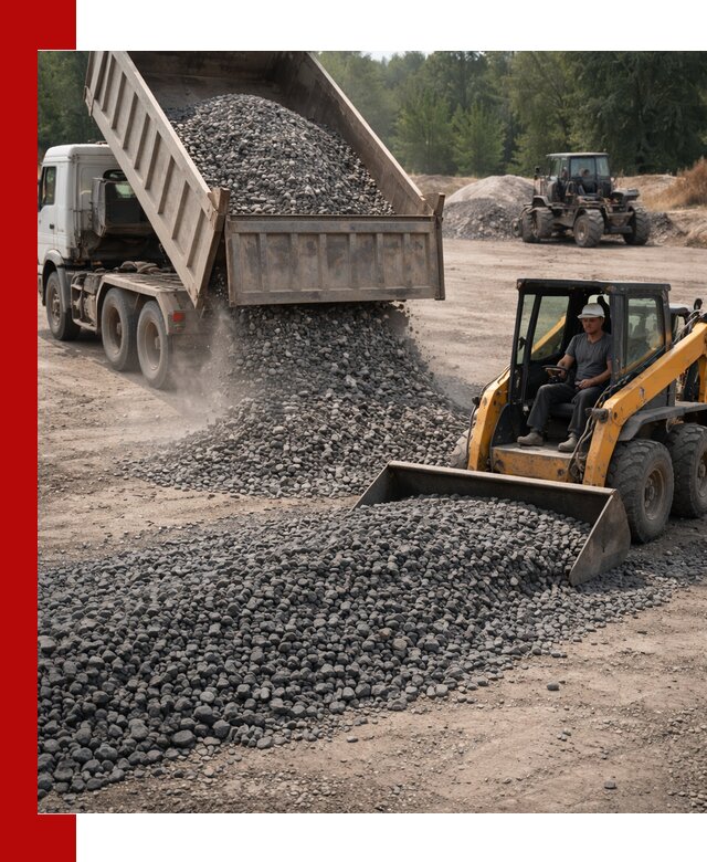 Гранитный щебень фракция 40-70 с доставкой в Батайске