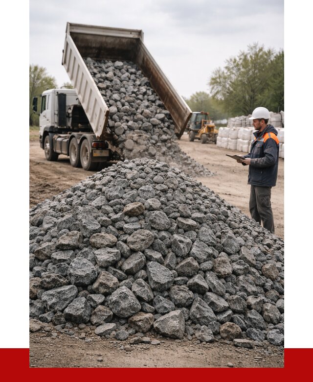 Гранитный щебень фракция 100-200 в Батайске от 4251 р. ПРОНЕРУДБтс