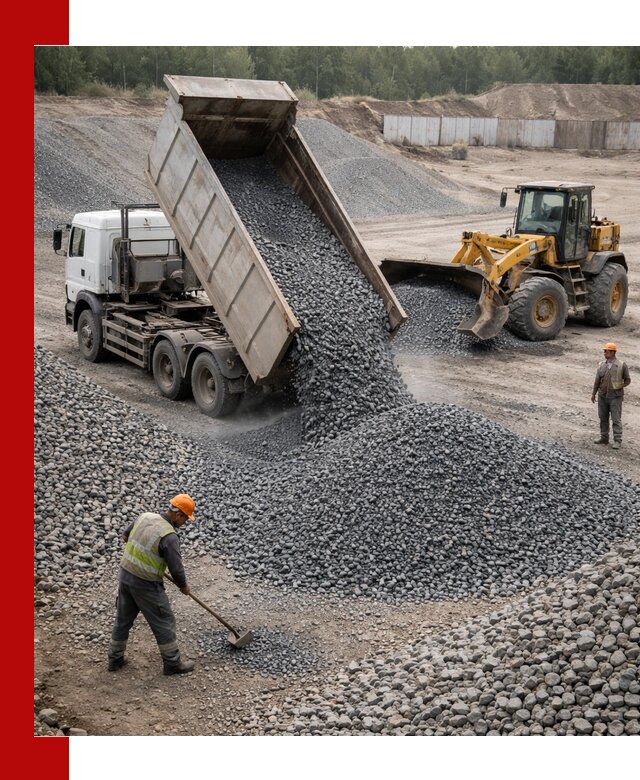 Щебень габбро-диабаз фр. 5-20 с доставкой в Батайске