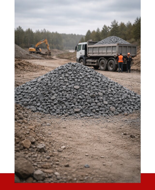 Щебень габбро диабаз фракция 40-70 в Батайске от 2227 р-ПРОНЕРУДБтс