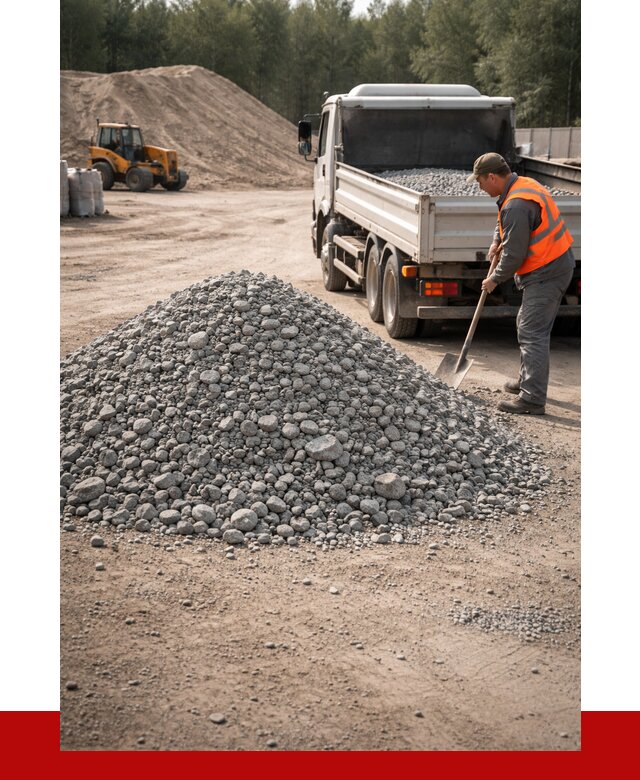 Гравийный щебень фракция 5-10 в Батайске от 2227 р. | ПРОНЕРУДБтс