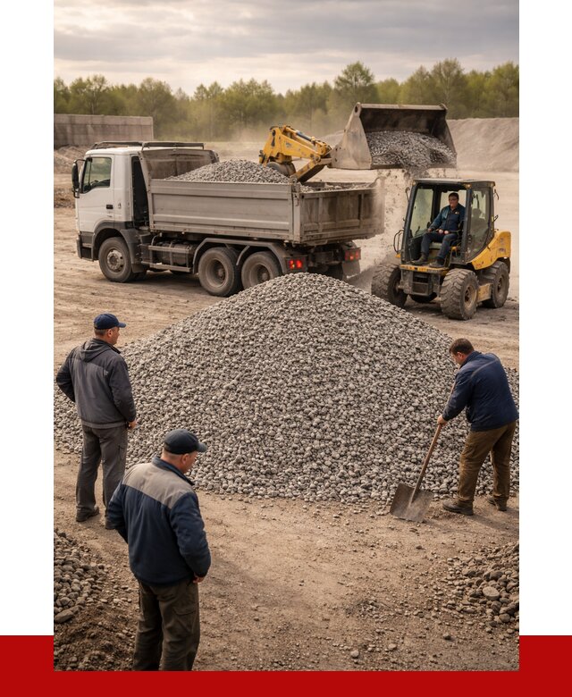 Гравийный щебень фракция 5-20 в Батайске от 2429 р. ПРОНЕРУДБтс
