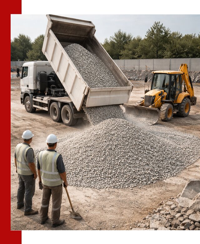 Купить известняковый щебень фракции 5–10 мм с доставкой в Батайске