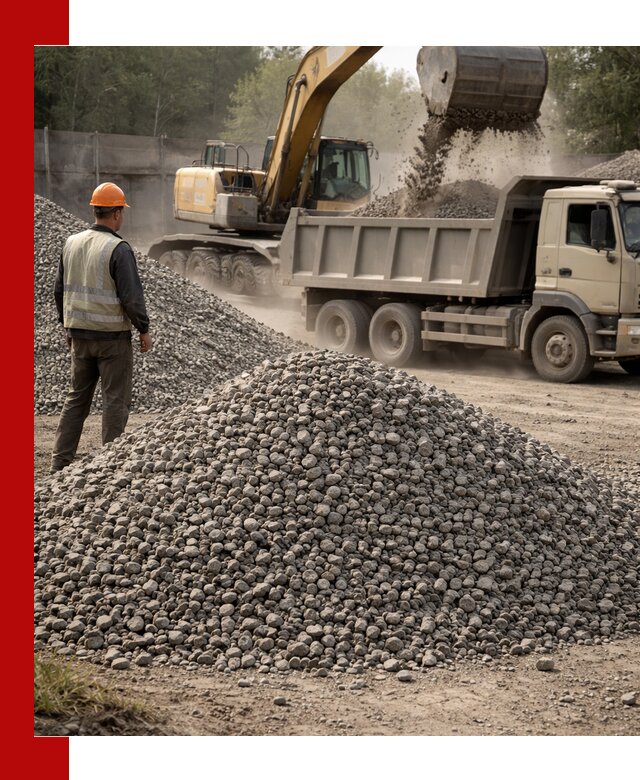 Шлаковый щебень фракция 5-20 с доставкой в Батайске