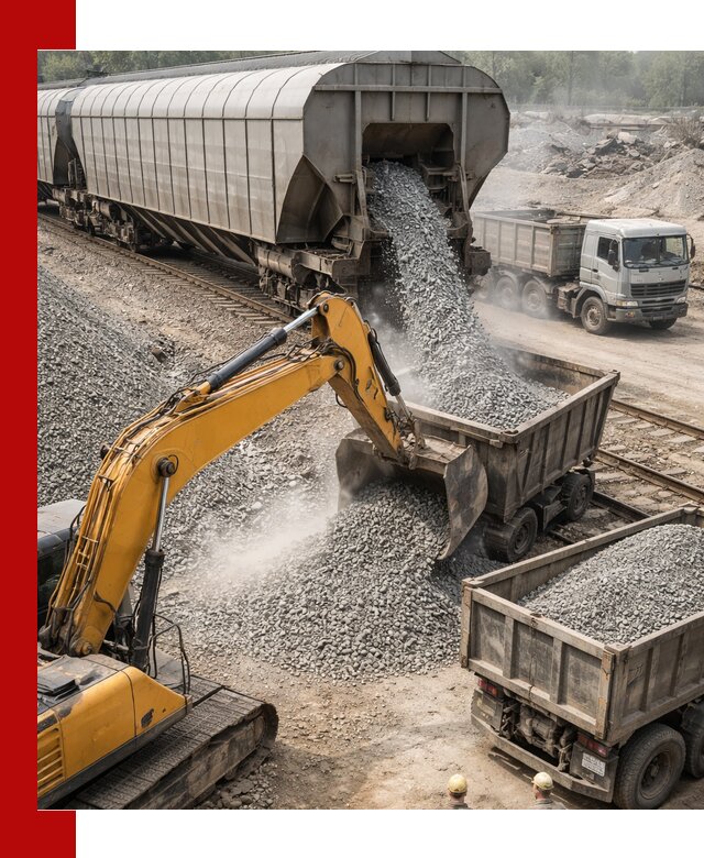 Доставка железнодорожного щебня в Батайске крупными партиями быстрого отгруза