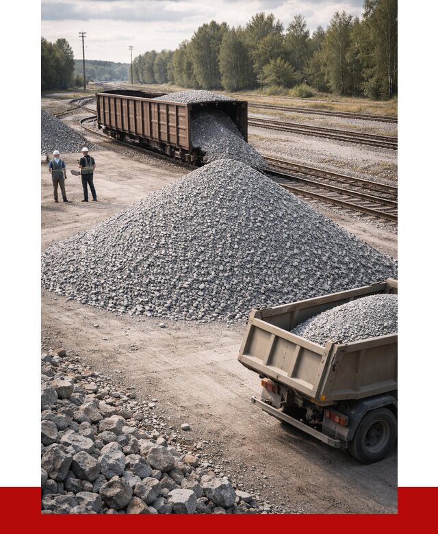 Железнодорожный щебень 20-60 в Батайске от 1721 р. | ПРОНЕРУДБтс