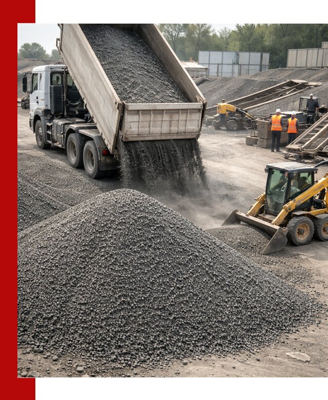 Вторичный щебень фракция 0–5 с доставкой в Батайске