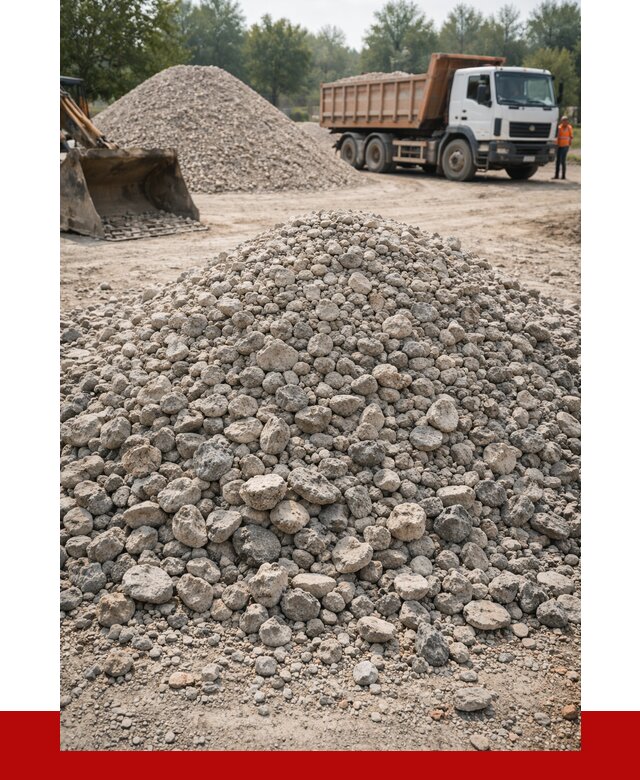 Вторичный щебень фракция 20-40 в Батайске от 2227 р ПРОНЕРУДБтс