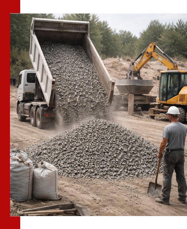 Доставка и продажа бетонного щебня в Батайске