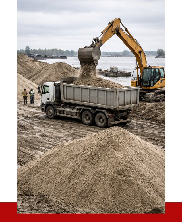 Купить речной песок навалом в Батайске от 1822 р., ПРОНЕРУДБтс