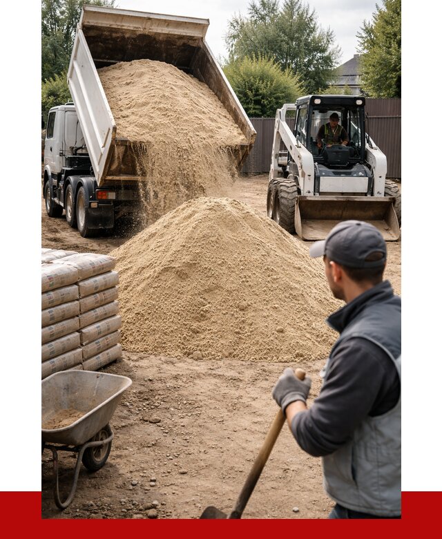 Мытый речной песок с доставкой в Батайске от 1468 р. | ПРОНЕРУДБтс
