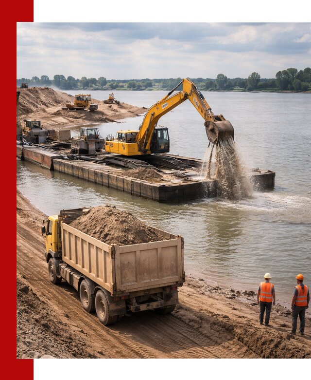 Намывной песок с доставкой в Батайске оптом и в розницу