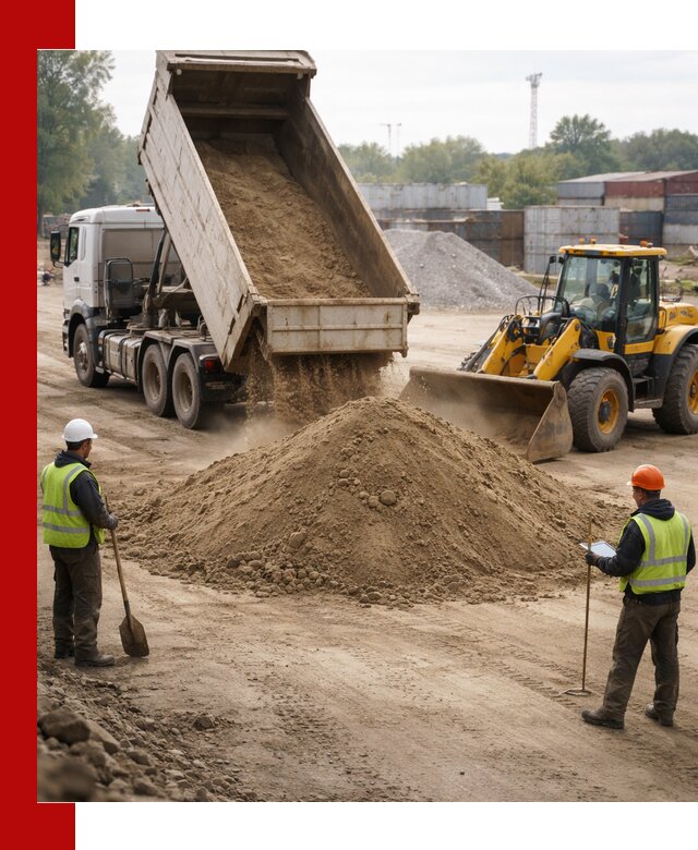 Доставка и продажа пескогрунта оптом и в розницу в Батайске