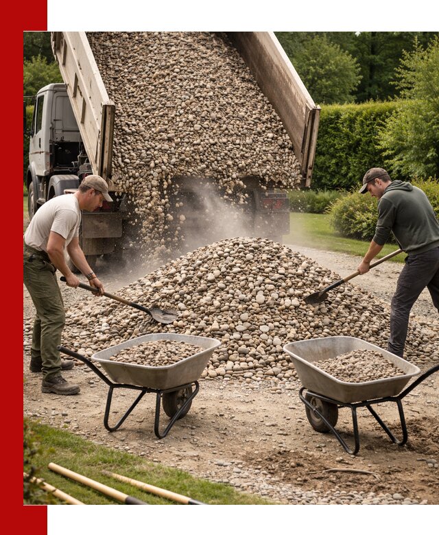 Доставка и продажа декоративной гальки в Батайске