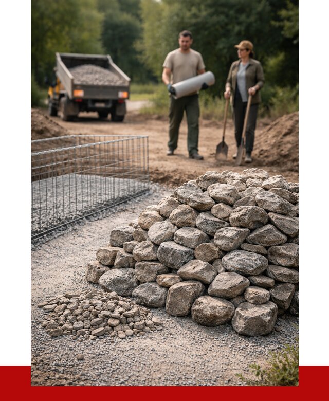 Камень для габионов фракция 100-200 в Батайске от 4858 р. | ПРОНЕРУДБтс