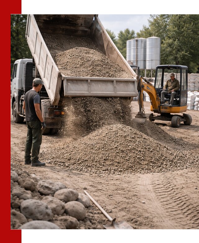 Доставка ПГС С3 в Батайске самосвалами и миксерами