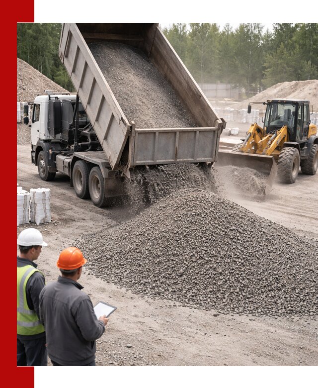 Доставка и продажа гранитного отсева 0-10 в Батайске