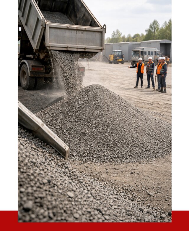 Гравийный отсев 0-5 в Батайске от 1215 р. с доставкой | ПРОНЕРУДБтс