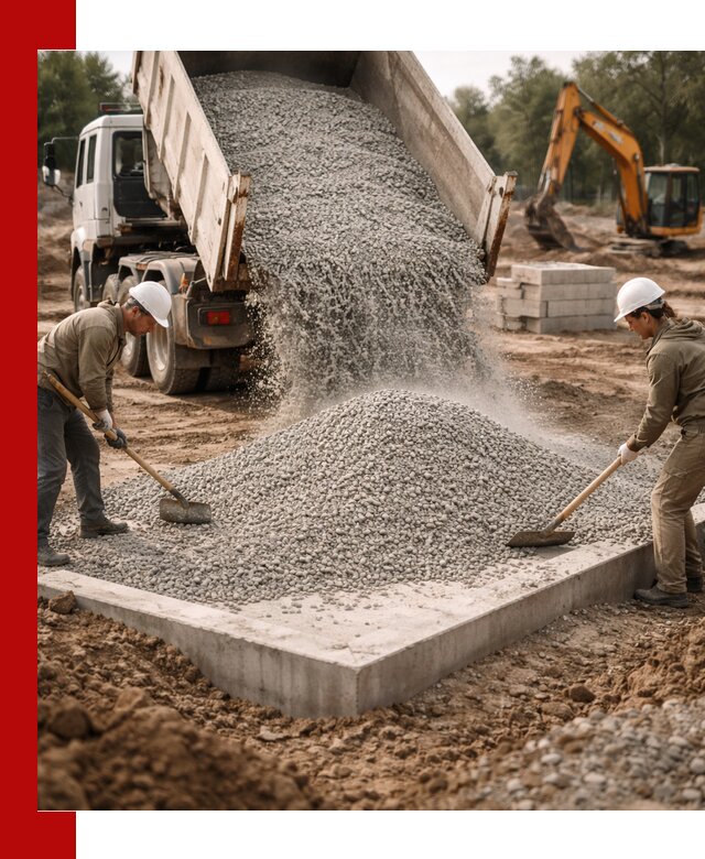 Доставка и продажа отсева для бетона в Батайске