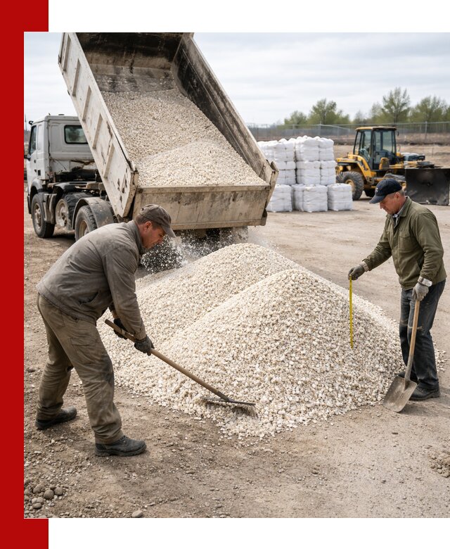 Мраморная крошка с доставкой и разгрузкой в Батайске
