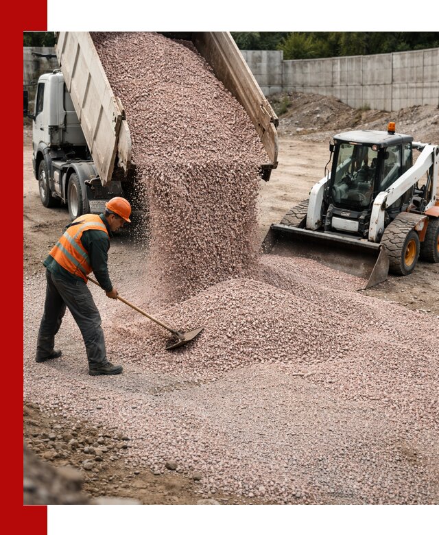 Крошка розовый гранит с доставкой в Батайске от производителя