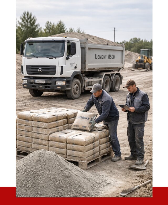 Купить цемент м500 с доставкой в Батайске от 5263 р. | ПРОНЕРУДБтс