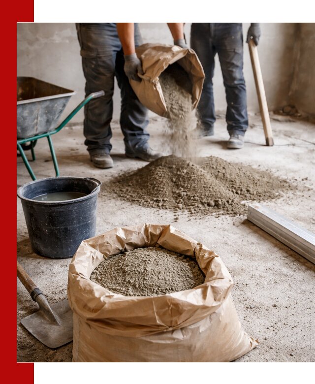 Доставка сухой смеси для стяжки в Батайске