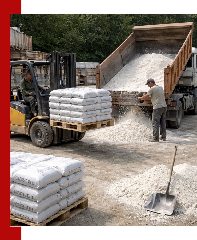 Доставка строительной извести оптом и в розницу в Батайске