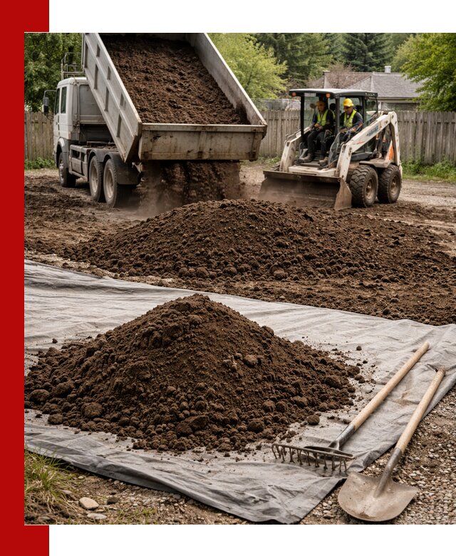 Грунт для отсыпки участка с доставкой в Батайске