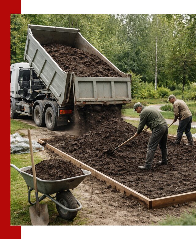 Доставка грунта для озеленения и благоустройства в Батайске