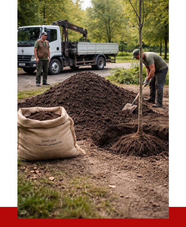 Грунт для посадки деревьев в Батайске от 1215 р. | ПРОНЕРУДБтс