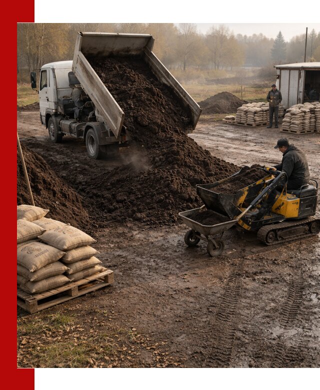 Кислый торф в доставке по выгодным ценам в Батайске