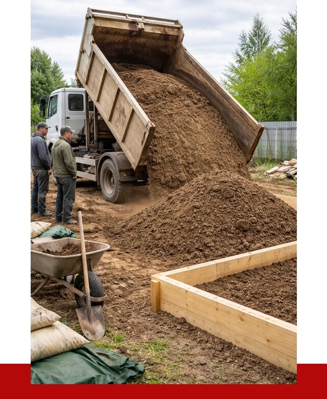 Торфо песчаная смесь в Батайске с доставкой от 1872 р. | ПРОНЕРУДБтс