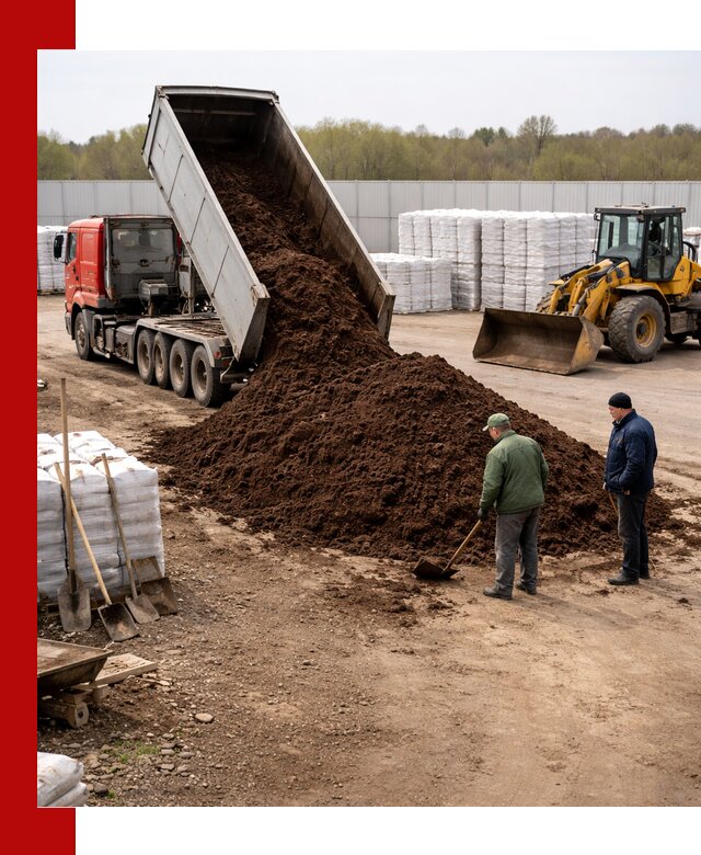 Доставка торфяных смесей оптом и в розницу в Батайске