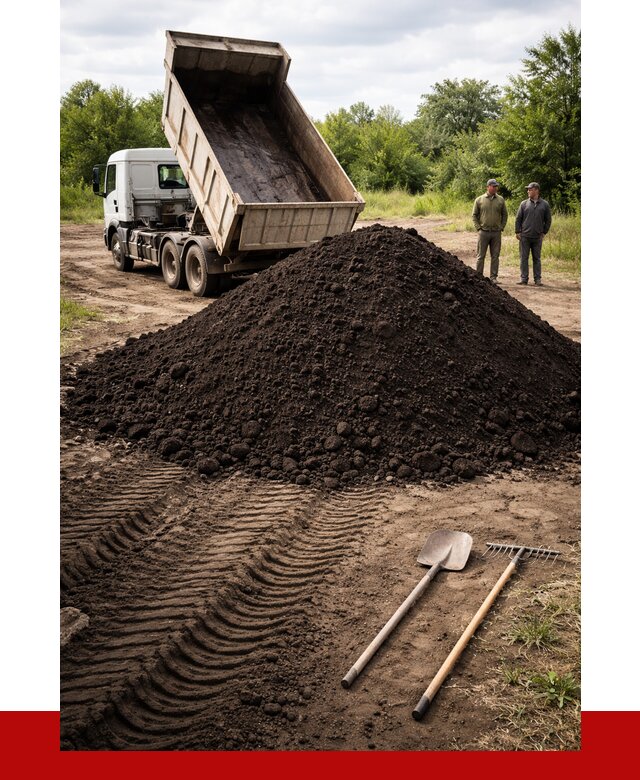 Купить чернозем навалом в Батайске от 1215 р. за куб | ПРОНЕРУДБтс
