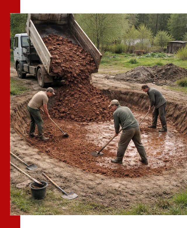 Купить качественную глину для пруда в Батайске