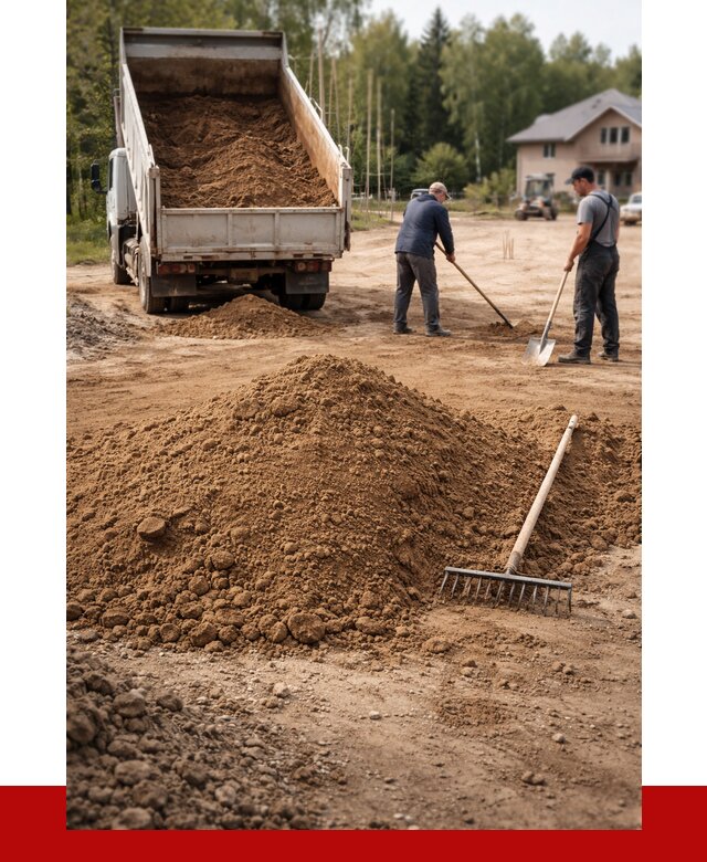 Суглинок для планировки в Батайске с доставкой от 4251 р. | ПРОНЕРУДБтс