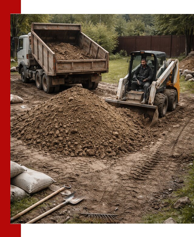 Суглинок для планировки участков в Батайске с доставкой и выгрузкой