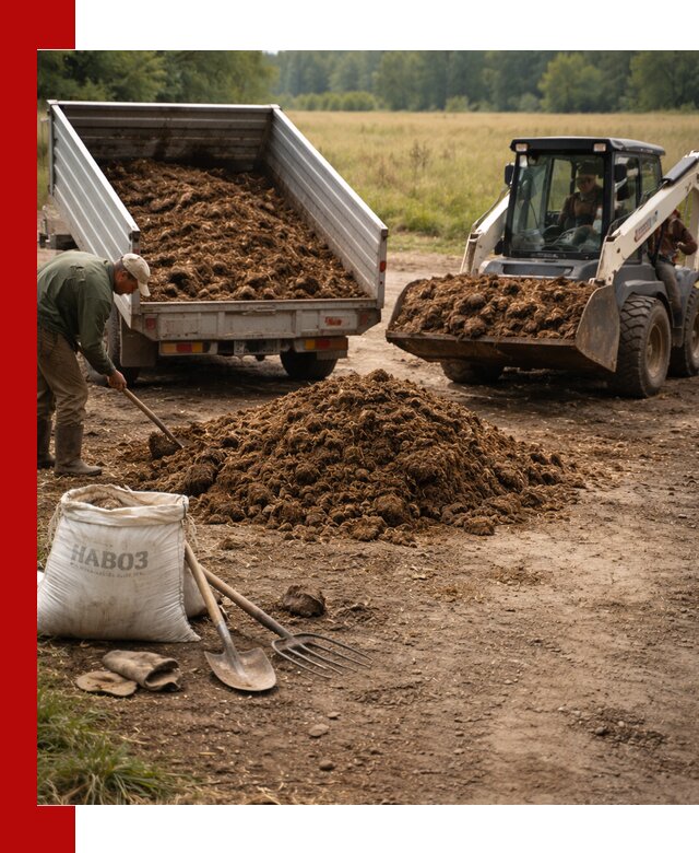 Доставка конского навоза в Батайске с разгрузкой и доставкой на объект