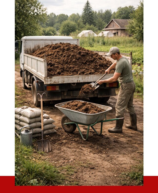 Купить коровий навоз с доставкой в Батайске от 1822 р. | ПРОНЕРУДБтс