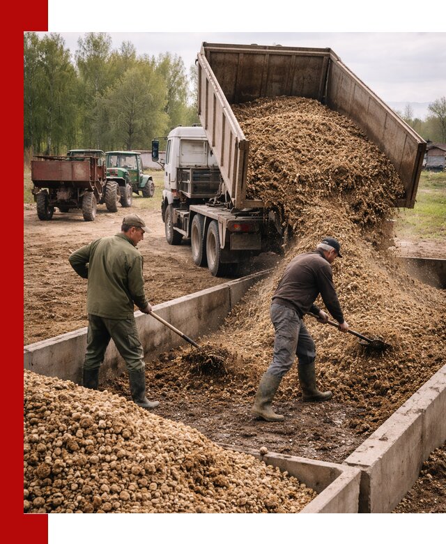 Куриный помет с доставкой в Батайске оптом и в розницу
