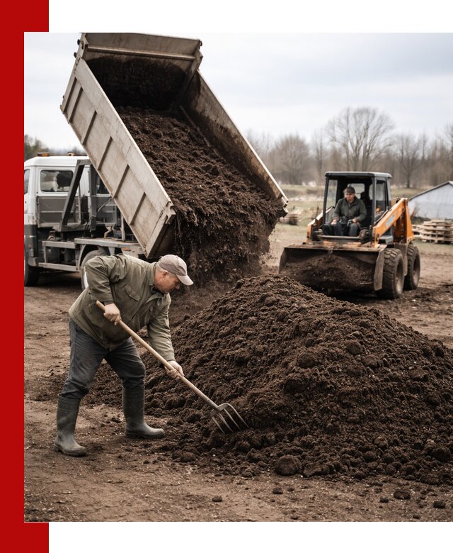 Доставка и продажа перегноя в Батайске быстро и дешево