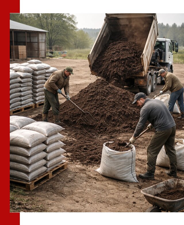 Доставка компоста оптом и в розницу в Батайске