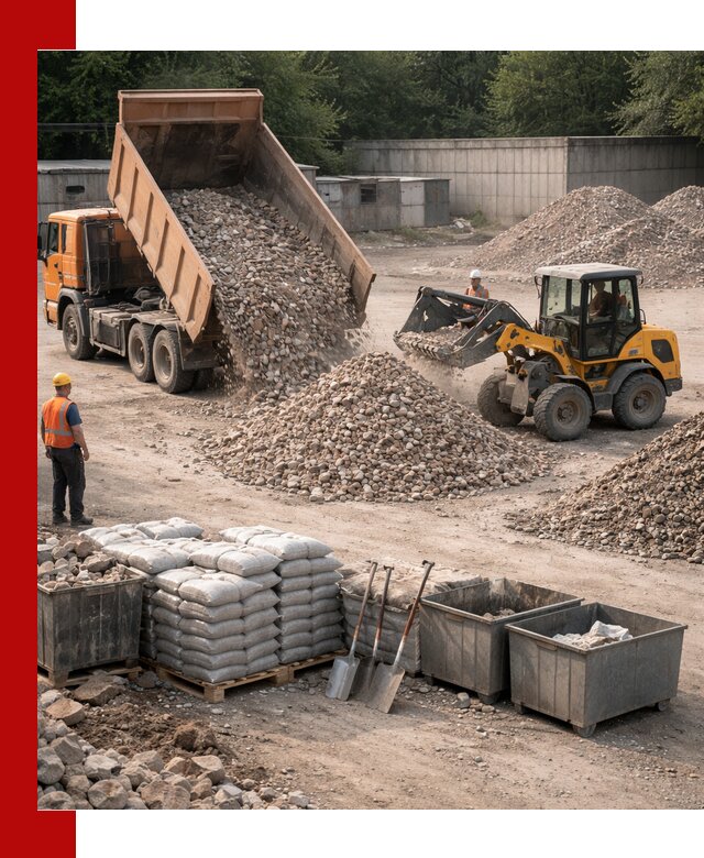 Вторичные материалы для отсыпки в Батайске — поставка и доставка