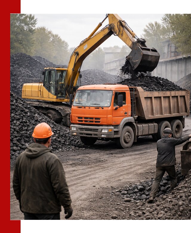 Доставка угля автотранспортом в Батайске быстро и выгодно