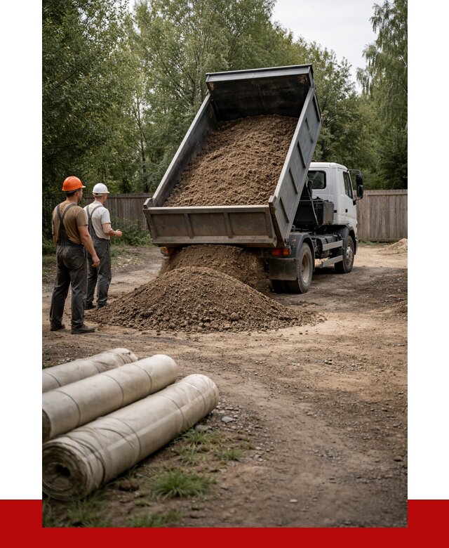 Доставка сыпучих материалов самосвалом в [cvi] от 4251 р. | ПРОНЕРУДБтс