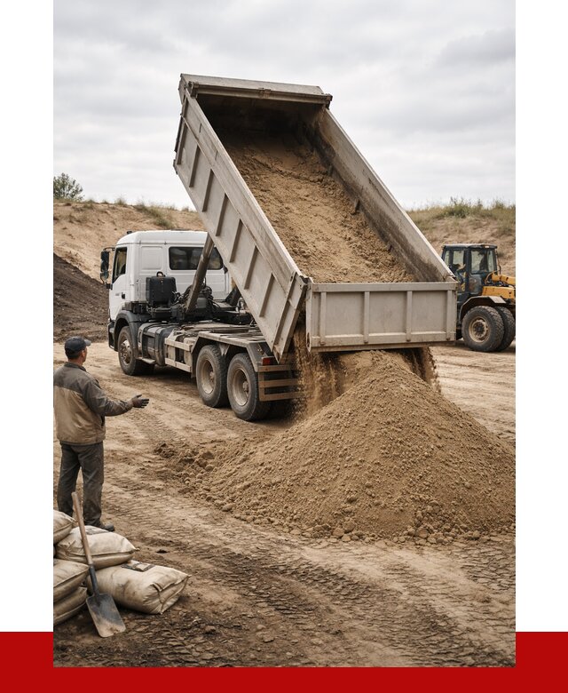 Доставка самосвалом 20 кубов в Батайске от 7591 р. | ПРОНЕРУДБтс