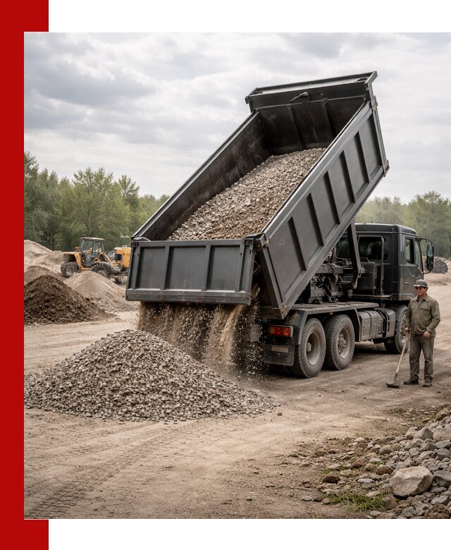 Доставка самосвалом 30 м3 по выгодным ценам в Батайске