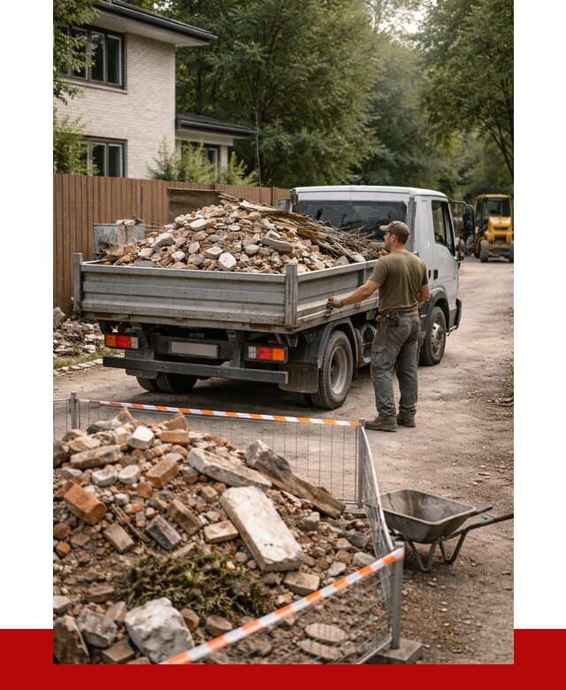 Вывоз строительного мусора с погрузкой в Батайске от 7591 р | ПРОНЕРУДБтс